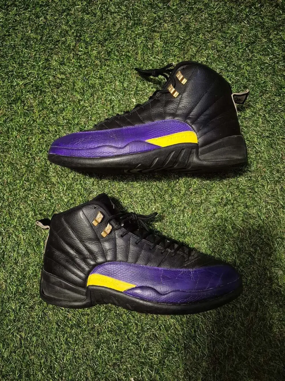 Air Jordan 12 Retro 'Field Purple' Basketball Sneakers Kobe customs  Shoes are 1